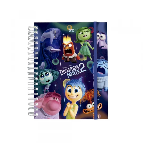 Caderno Smart Universitario Divertidamente 2 10M 80 Folhas 200mmx275mm Dac