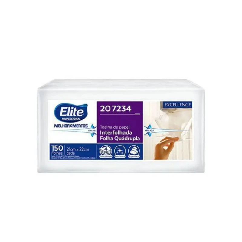 Toalha De Papel Interfolhado Quadrupla 207234 Elite
