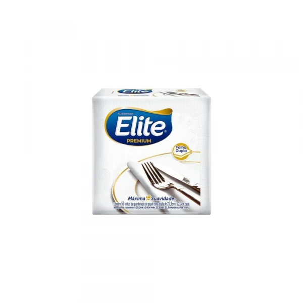 Guadanapo Premium Folha Dupla 50 Unidades 22x22cm Elite