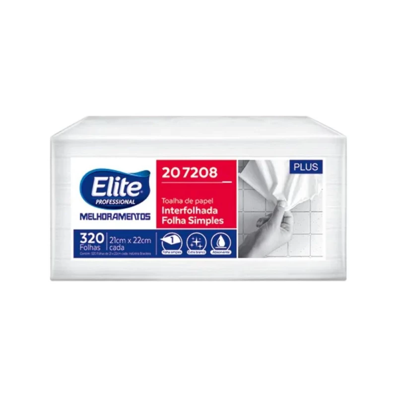 Toalha De Papel Interfolhado Plus 207208 Elite