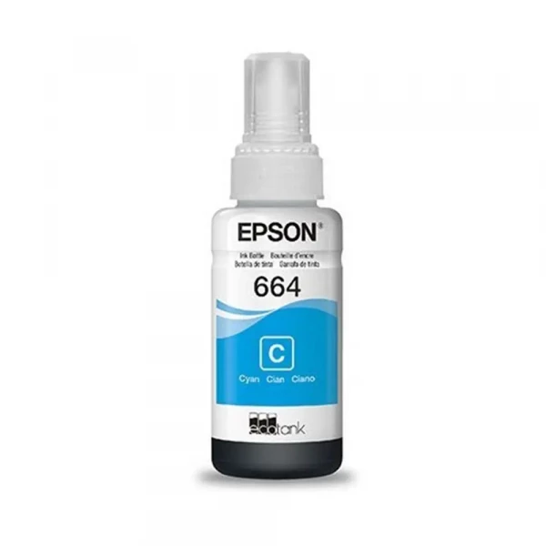 Refil De Tinta T664-220 Ciano Epson 
