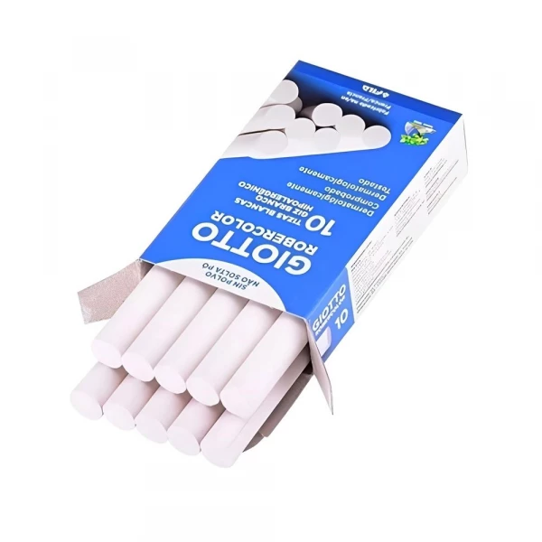 Giz Branco Com 10 Unidades Giotto