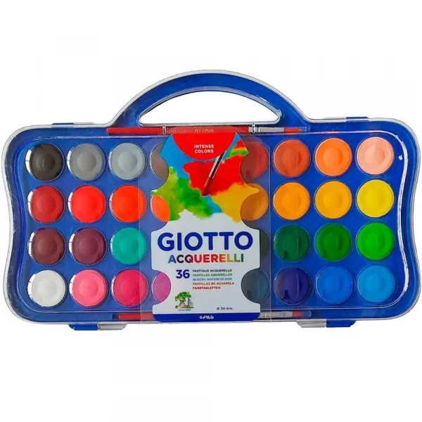 Aquarela Com 36 Cores Giotto