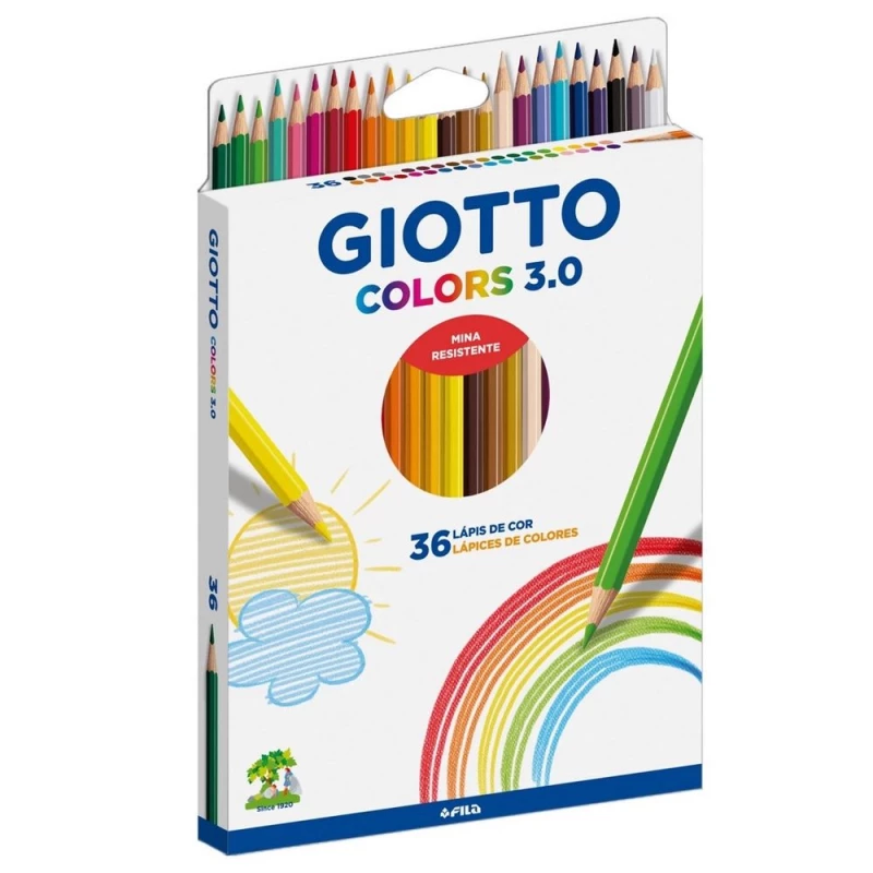 Lapis De Cor Com 36 Cores Giotto