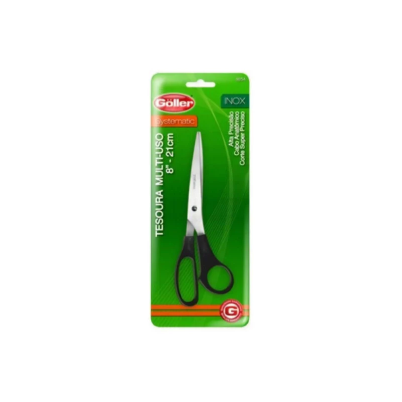 Tesoura Inox 21cm Goller