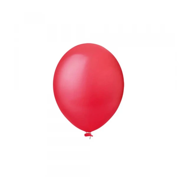 Balao Vermelho 9" 50 Unidades Happy Day