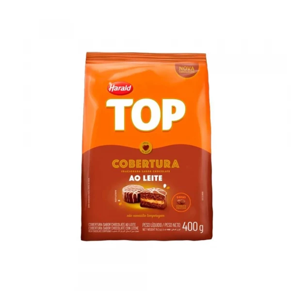 Chocolate Em Gotas  Ao Leite 400g Top Harald