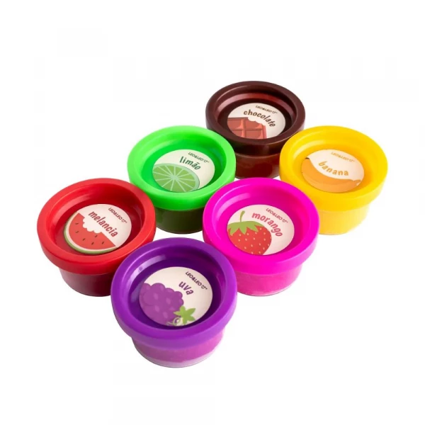 Massinha De Modelar Com Aroma Com 6 Cores Leo & Leo 