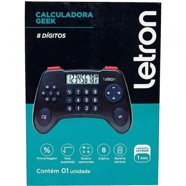 Calculadora Geek 8 Digitos Leo & Leo