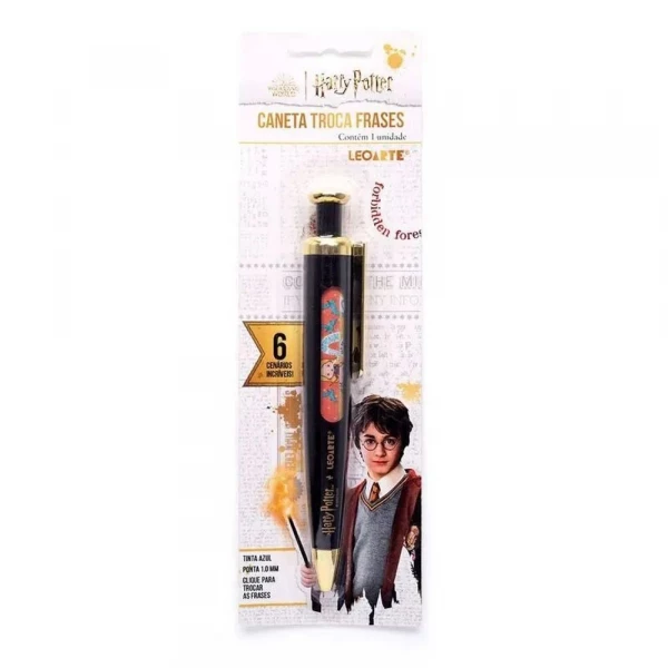 Caneta Troca Frases Harry Potter Leo & Leo