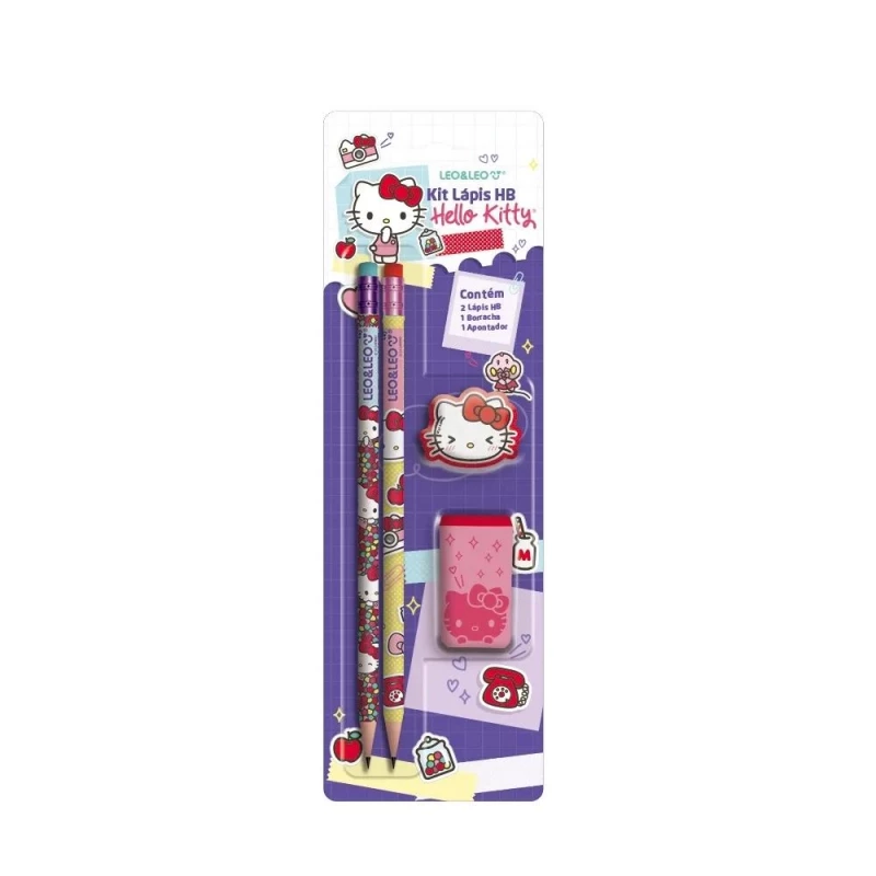 Kit Escolar Hello Kitty Leo & Leo