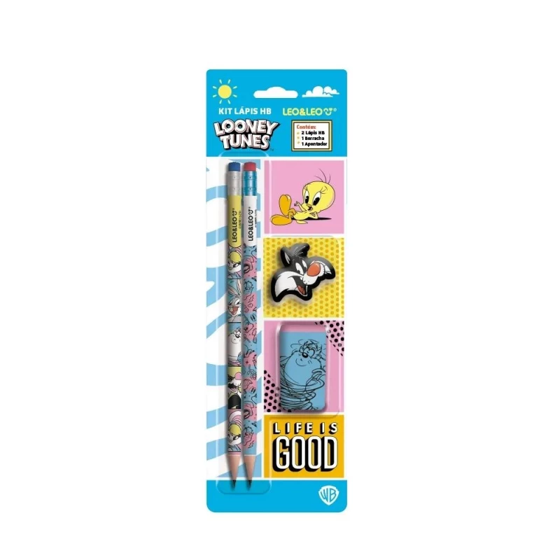 Kit Escolar Looney Tunes Leo & Leo
