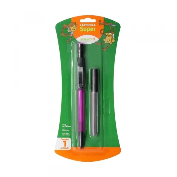 Lapiseira Plus Com Tubo De 8 Minas 2.0 Leo & Leo
