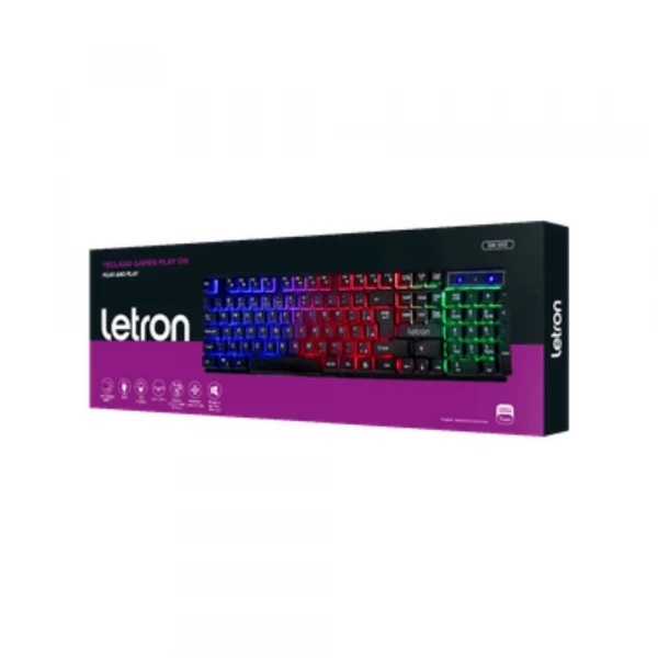 Teclado Gamer Play On Led Letron Leo & Leo