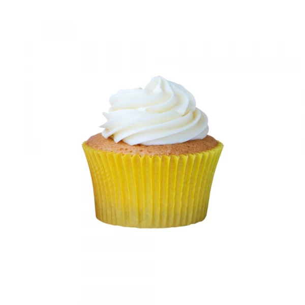 Forma Para Cupcake N0 Amarelo Com 45 Unidades Mago