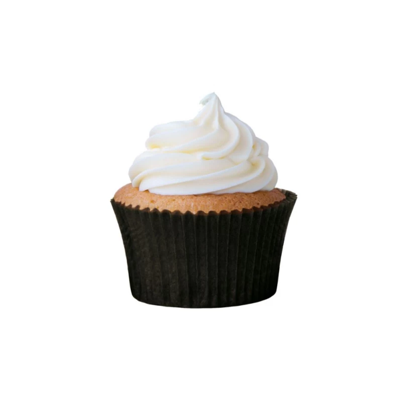 Forma Para Cupcake N0 Preto Com 45 Unidades Mago