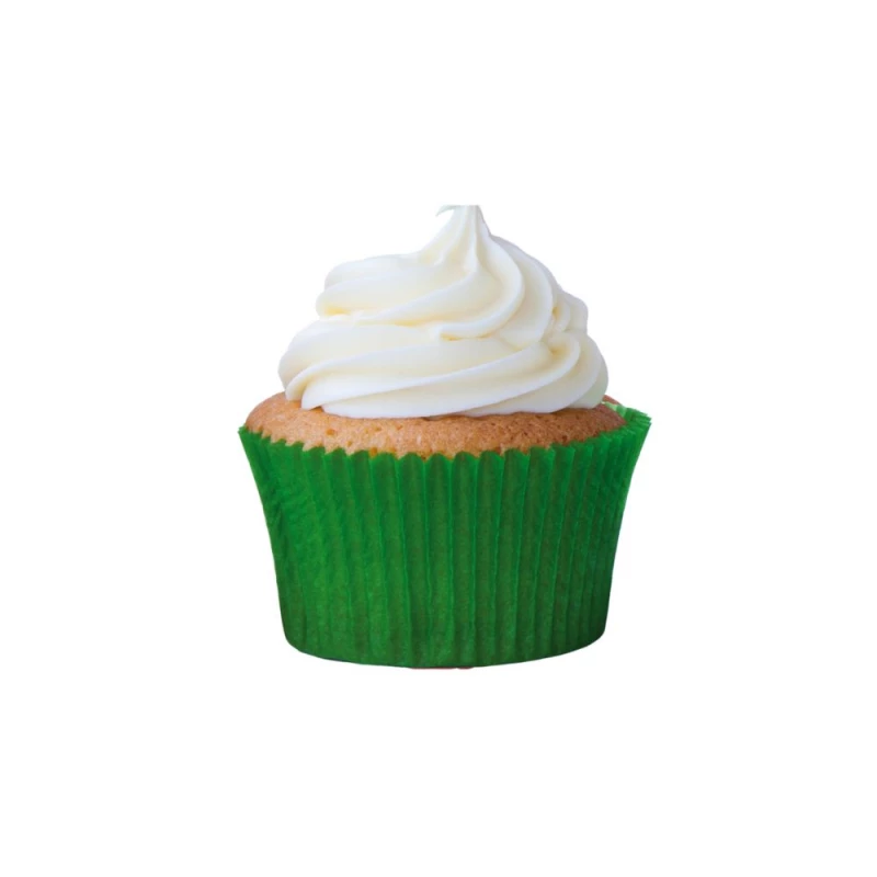 Forma Para Cupcake N0 Verde Bandeira Com 45 Unidades Mago