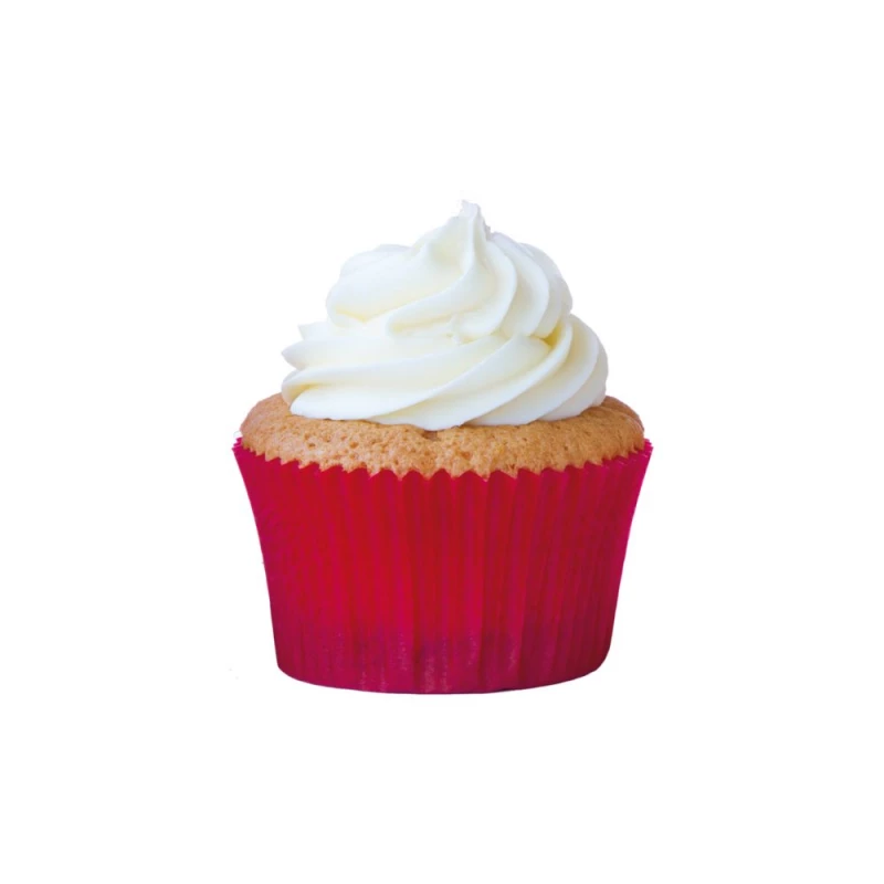Forma Para Cupcake N0 Vermelho Com 45 Unidades Mago