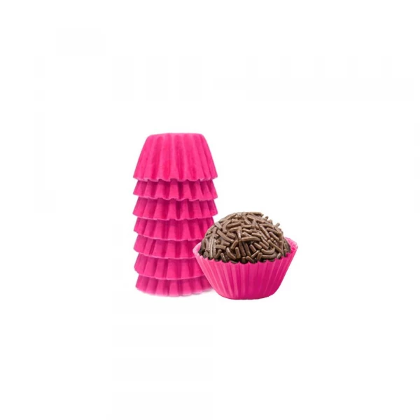 Forminha Para Doces N5 Pink Com 100 Unidades Mago