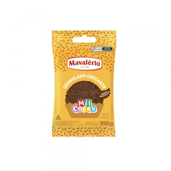 Granulado Crocante Chocolate 150g Mavalerio