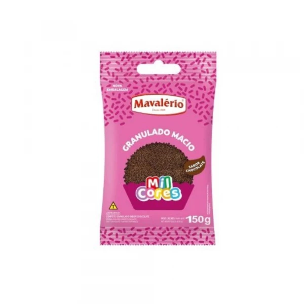 Granulado Macio Chocolate 150g Mavalerio
