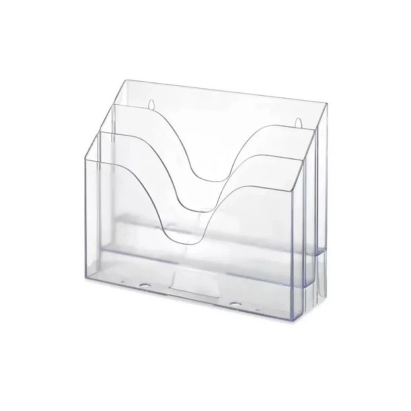 Organizador Triplo Office Cristal Maxcril