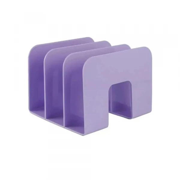 Organizador De Livros Standard Lilas Com 3 Divisoes Maxcril