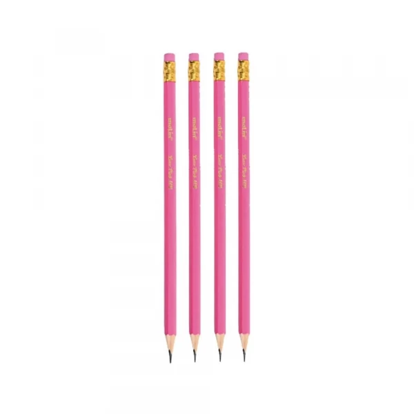 Lapis Preto Love Pink Com Borracha Com 4 Molin