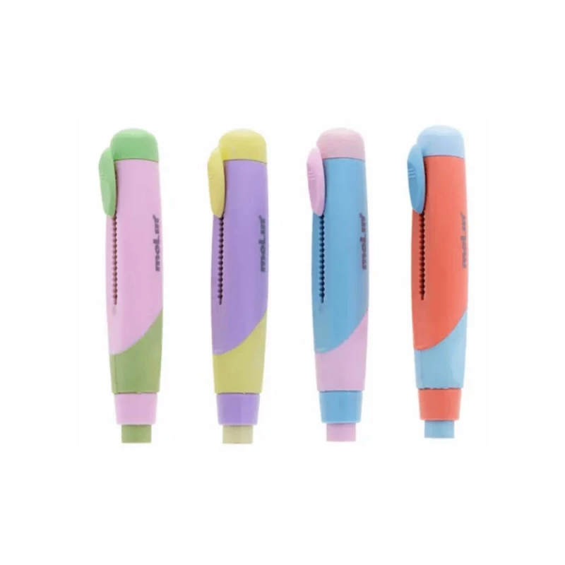 Caneta Borracha Pastel Sortida Molin
