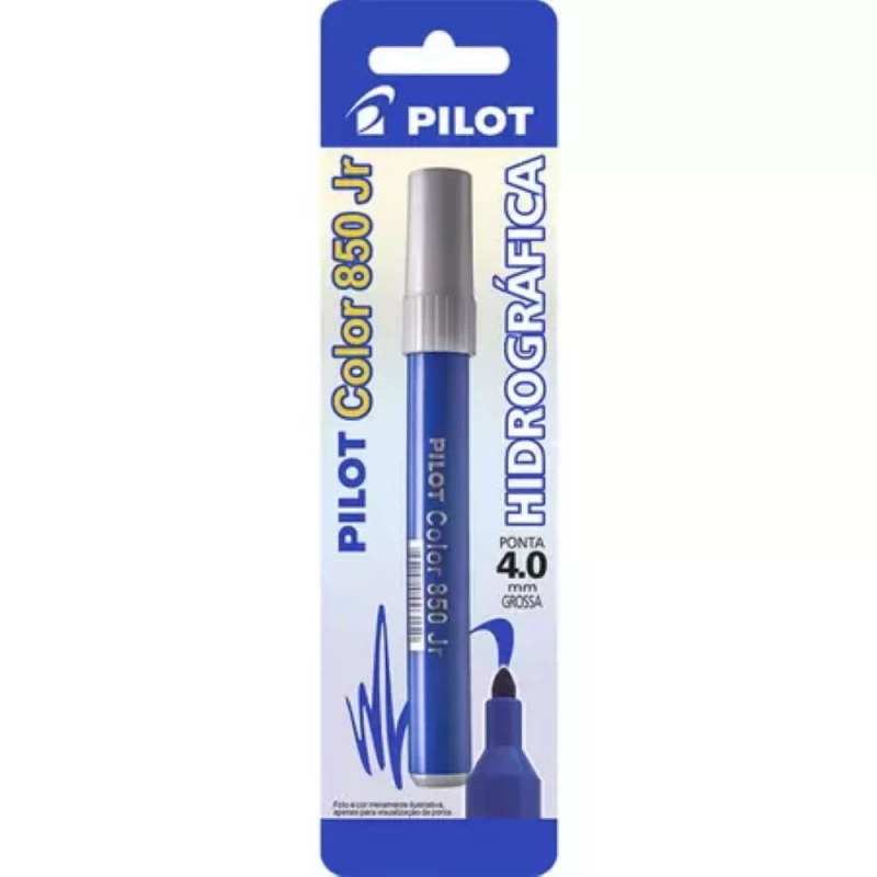 Caneta Hidrografica Color 850 Jr 4.0 Azul Pilot