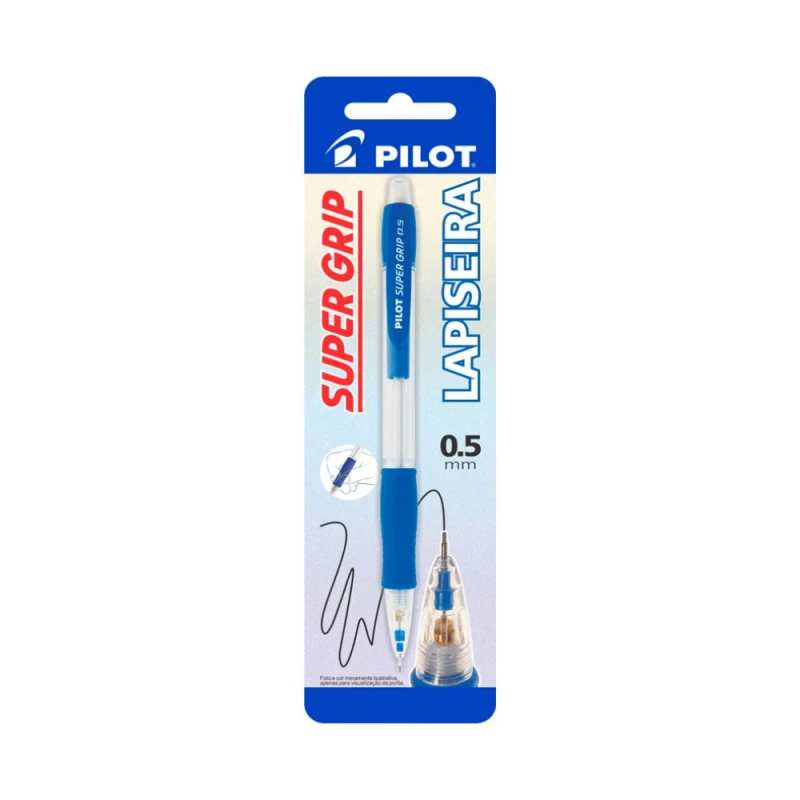 Lapiseira Super Grip Azul 0.5 Pilot                                  