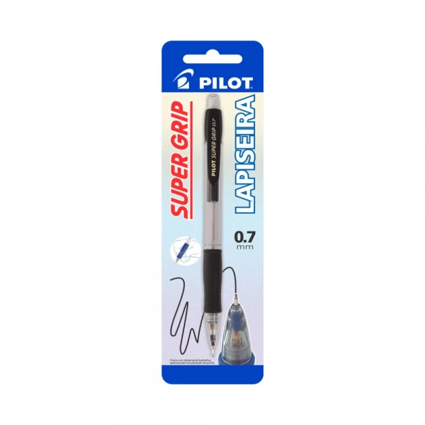 Lapiseira Super Grip Preta 0.7 Pilot                                  