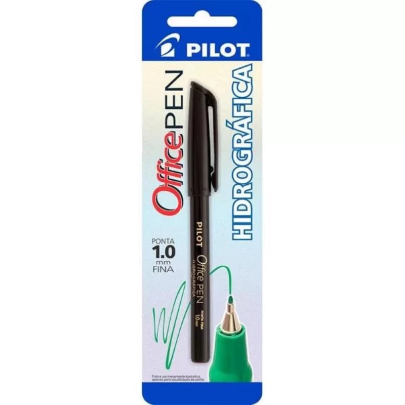 Caneta Office Preta 1.0 Pilot