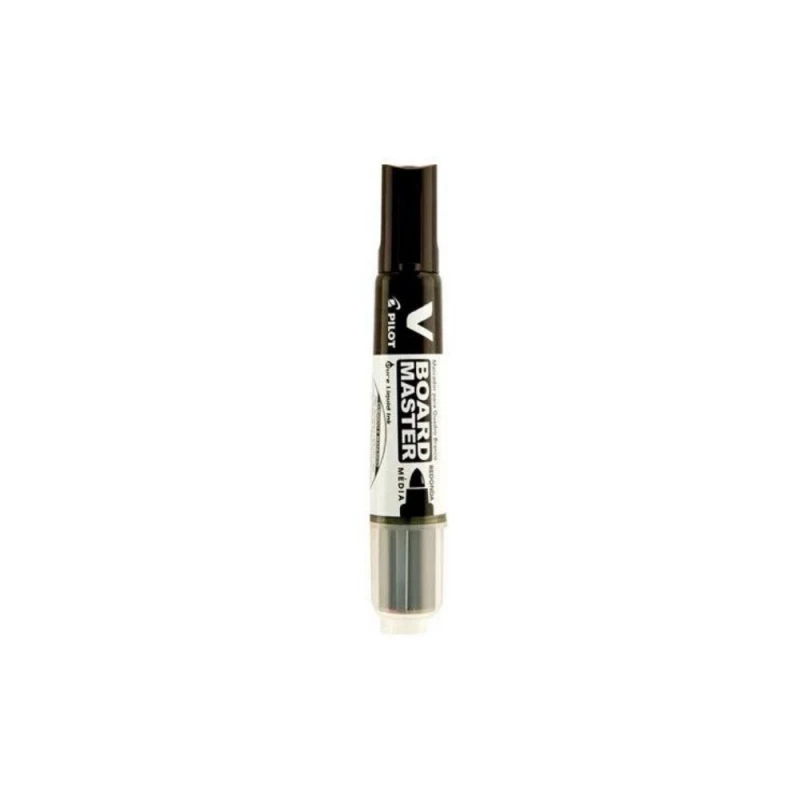 Marcador Recarregavel Quadro Branco Preto Unidade Pilot                         