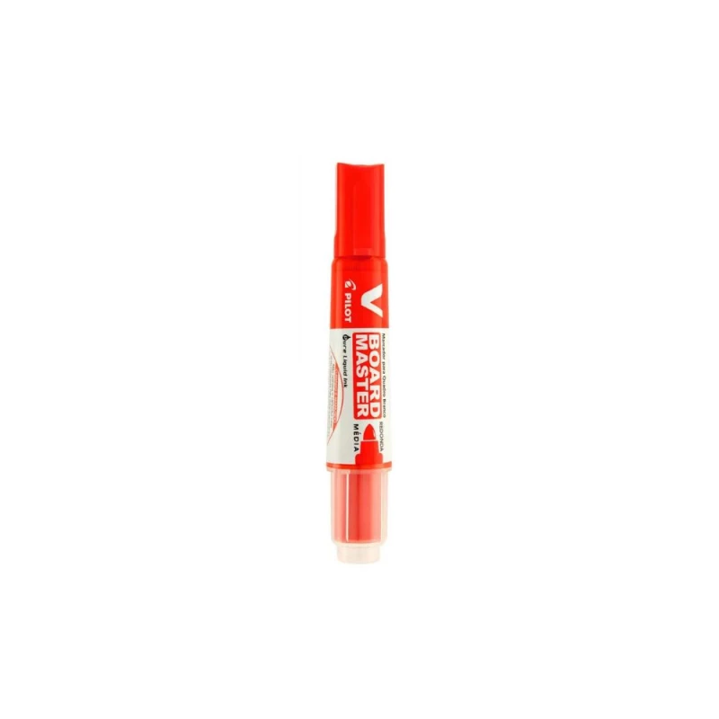 Marcador Recarregavel Quadro Branco Vermelho Unidade Pilot                         