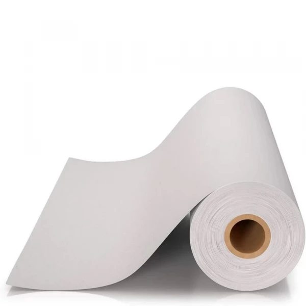 Bobina Papel Kraft Branco 40cmx200m Pluma