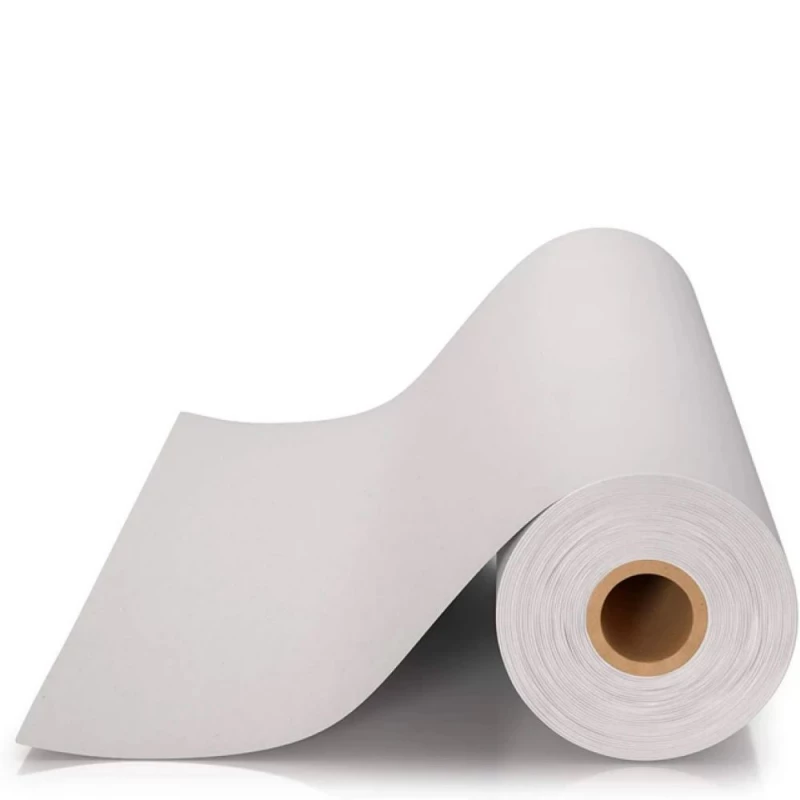 Bobina Papel Kraft Branco 40cmx200m Pluma
