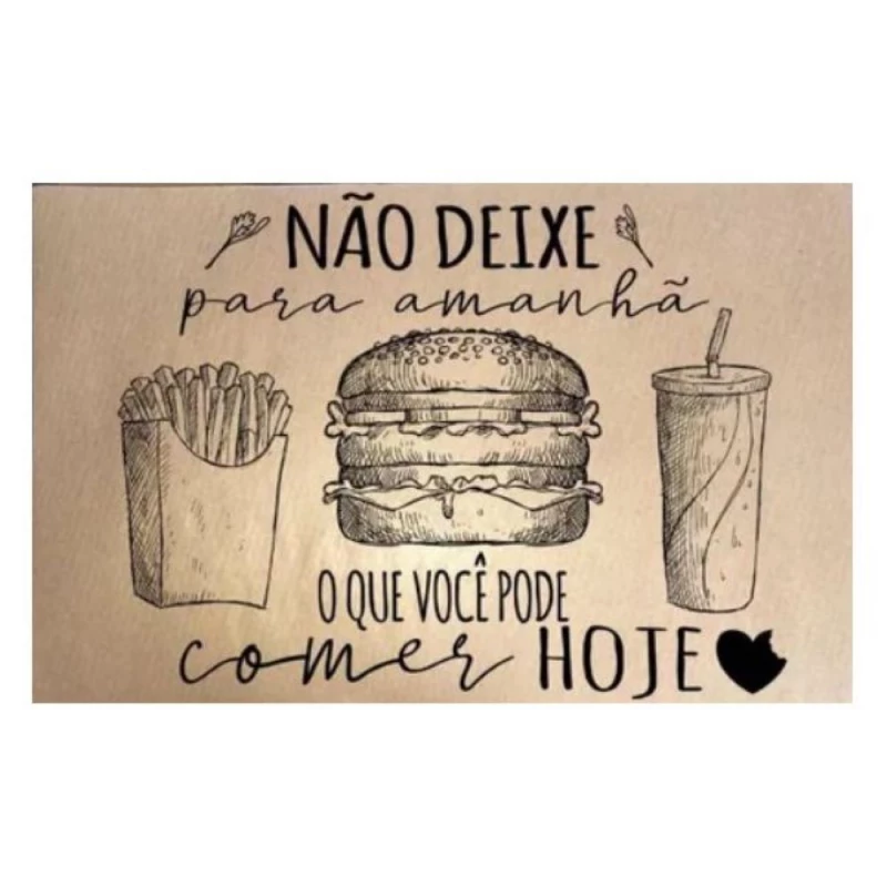 Toalha Americana Para Lanche 25x40cm Com 100 Unidades Pluma