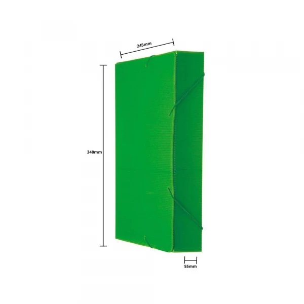 Pasta Oficio Nova Onda Verde 55x245x340mm Polibras