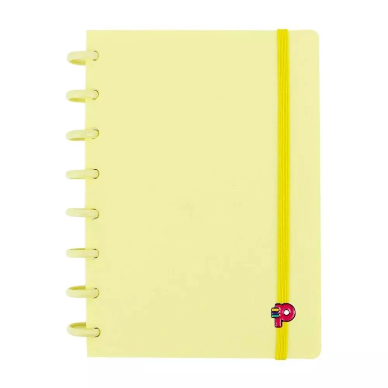 Caderno Inteligente Yummy Amarelo A5 Pop Disc