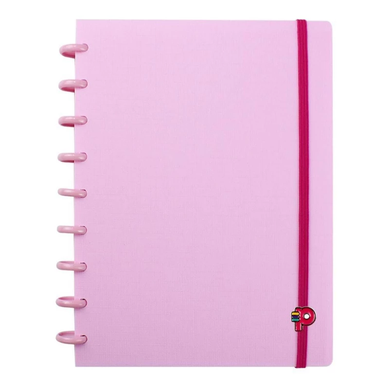 Caderno Inteligente  Yummy Rosa Medio Pop Disc