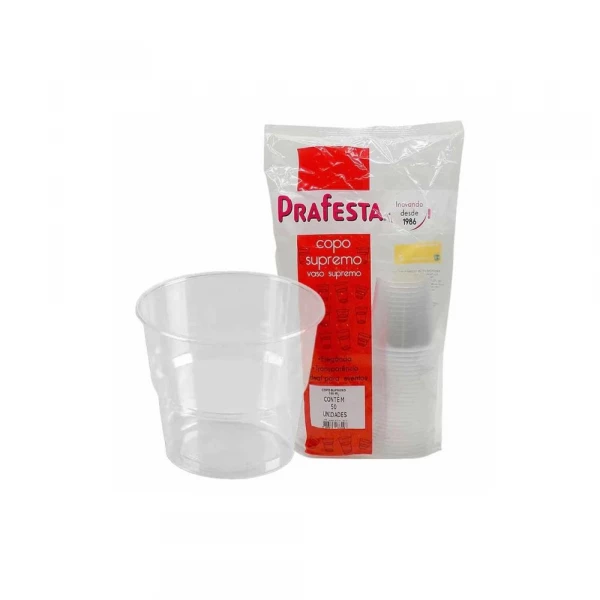 Copo Supremo 150ml Com 50 Unidades Prafesta