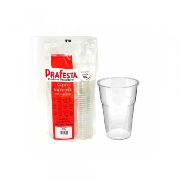 Copo Supremo 200ml Com 50 Unidades Prafesta