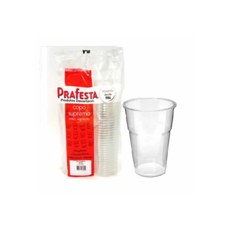 Copo Supremo 200ml Com 50 Unidades Prafesta