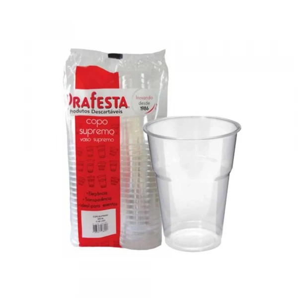 Copo Supremo 400ml Com 30 Unidades Prafesta