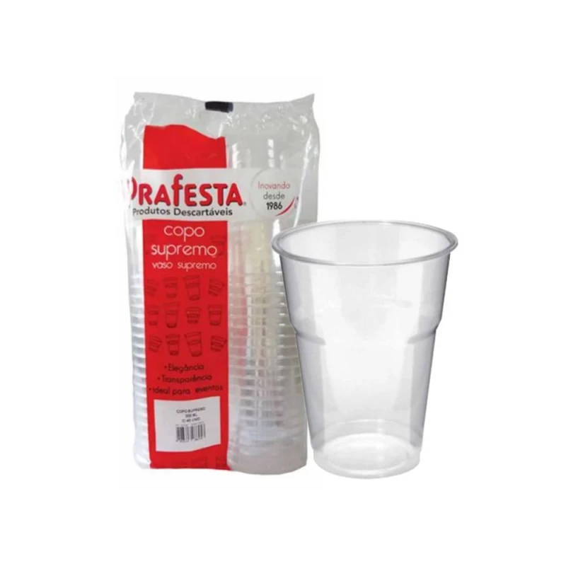 Copo Supremo 400ml Com 30 Unidades Prafesta