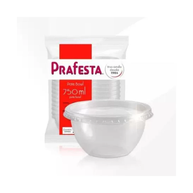 Pote Bowl 750ml Com 20 Unidades PraFesta