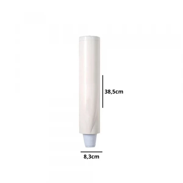 Dispenser Copo De Agua 38,5x8,3x8,3cm Branco Premisse