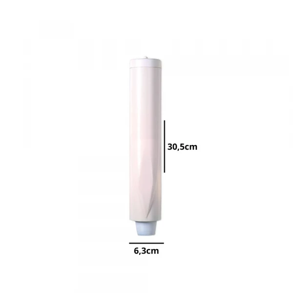 Dispenser Copo De Cafe 30,5x6,3x6,3cm Branco Premisse