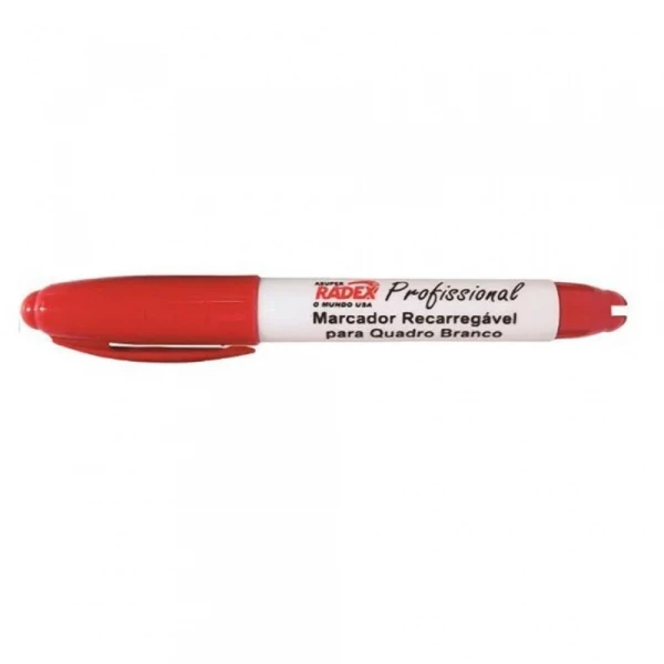 Marcador Para Quadro Branco Vermelho Radex